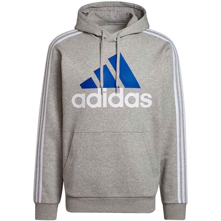Pánská mikina adidas Mens Essentials Hoodie šedá GV5249 vel. S