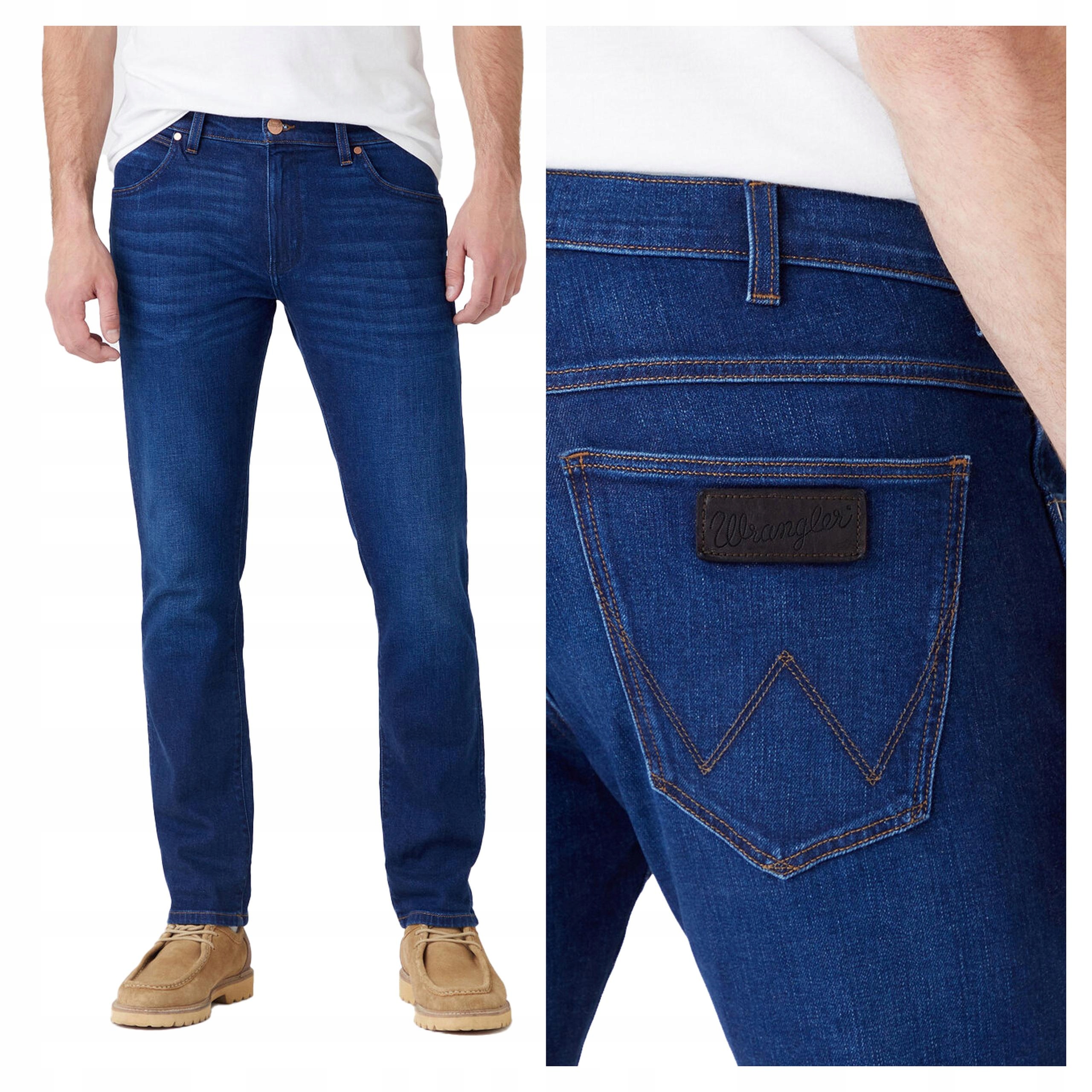 Pánské přiléhavé džínové kalhoty Wrangler Larston 32/36