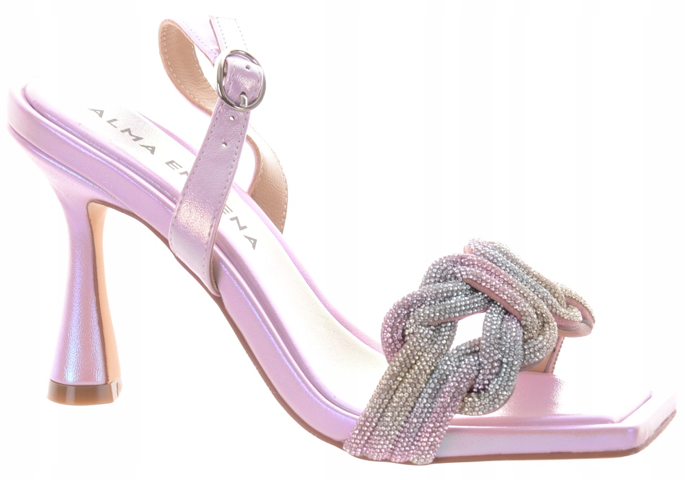 Alma En Pena Fialové Dámské Kožené Sandály 36