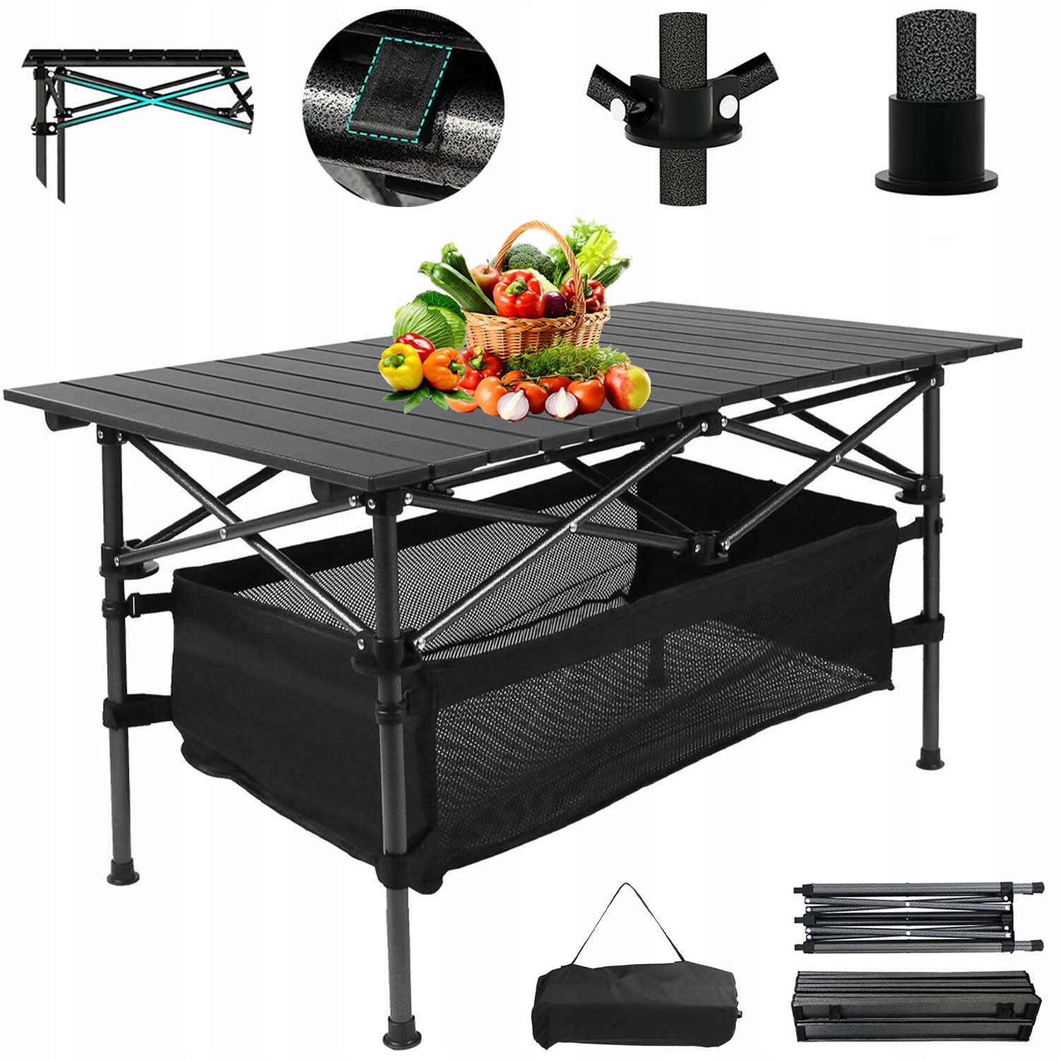 Stół Składany Cateringowy Turystyczny Wędkarski Stolik Rozkładany Na Taras