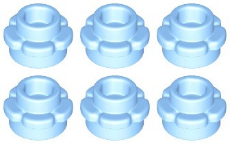 

Lego 24866 Kwiatek niebieski jasny Nowy (1g) 6szt