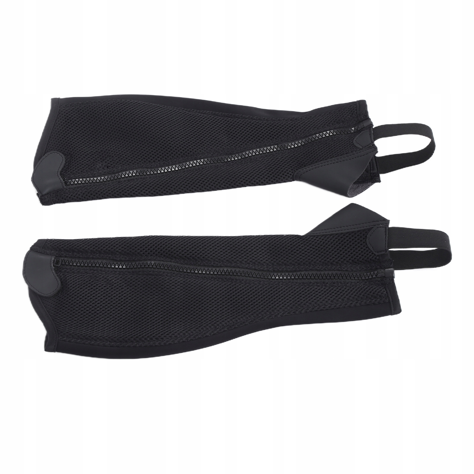 2PCS Half Chap Black Elastyczna mesh Half Chap dla dzieci Ochrona Lt