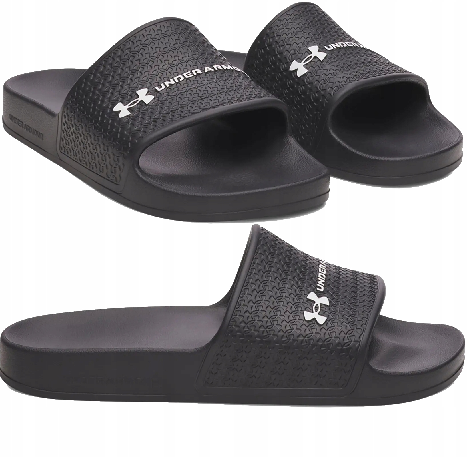 Pánské nazouváky Under Armour do bazénu 6007528-001 černé 42,5 (9)