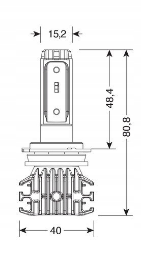 Zarowka H7 Halo Led Pro Bike 1 25W Part manufacturer other