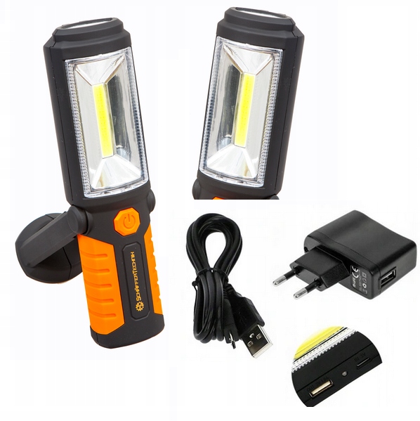 LATARKA LAMPKA LAMPA WARSZTATOWA 3W COB LED 220lum HCJF701AL