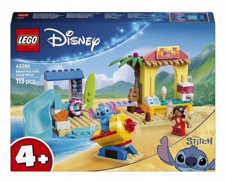 Stavebnice Zábava Na Pláži S Lilo A Stitchem 43280 Lego Disney