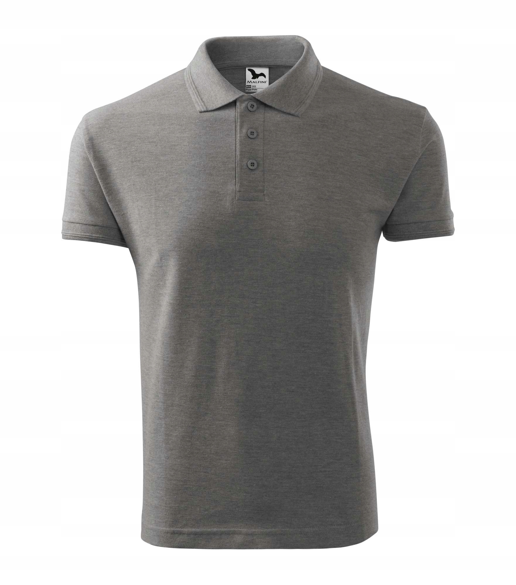 

Koszulka Polo 203 Haft 2XL ciemnoszary melanż
