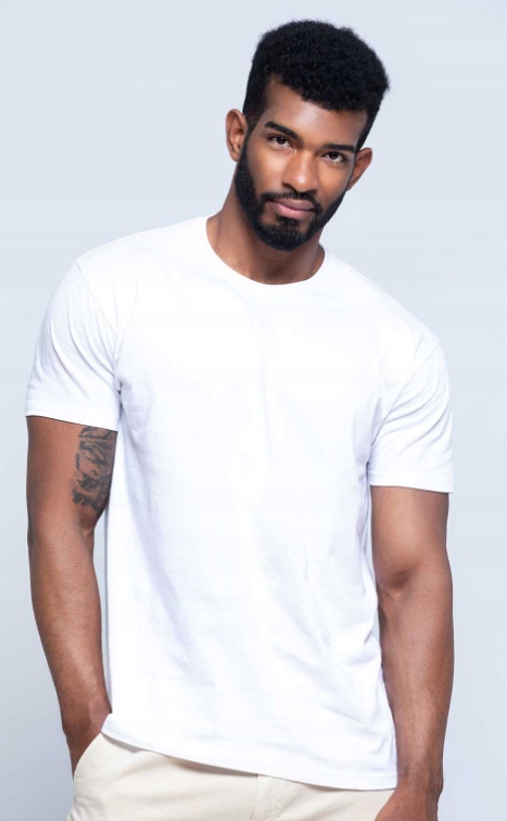 T-shirt koszulka Certyfikat 100%bawełna kr rękaw Dużo kolorów i rozmiarów M Nazwa koloru producenta White