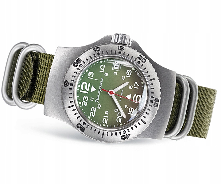 Wostok Vostok Kamandirski AUTOMAT-nový 280989-OCEL-ZÁCHRANNÝ