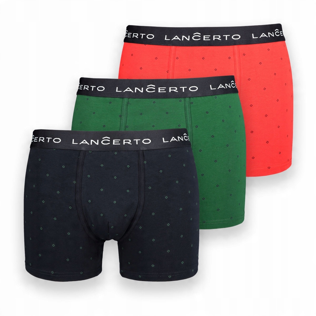 

Bokserki Męskie Kolorowe Kropki Lancerto 3-pak XL