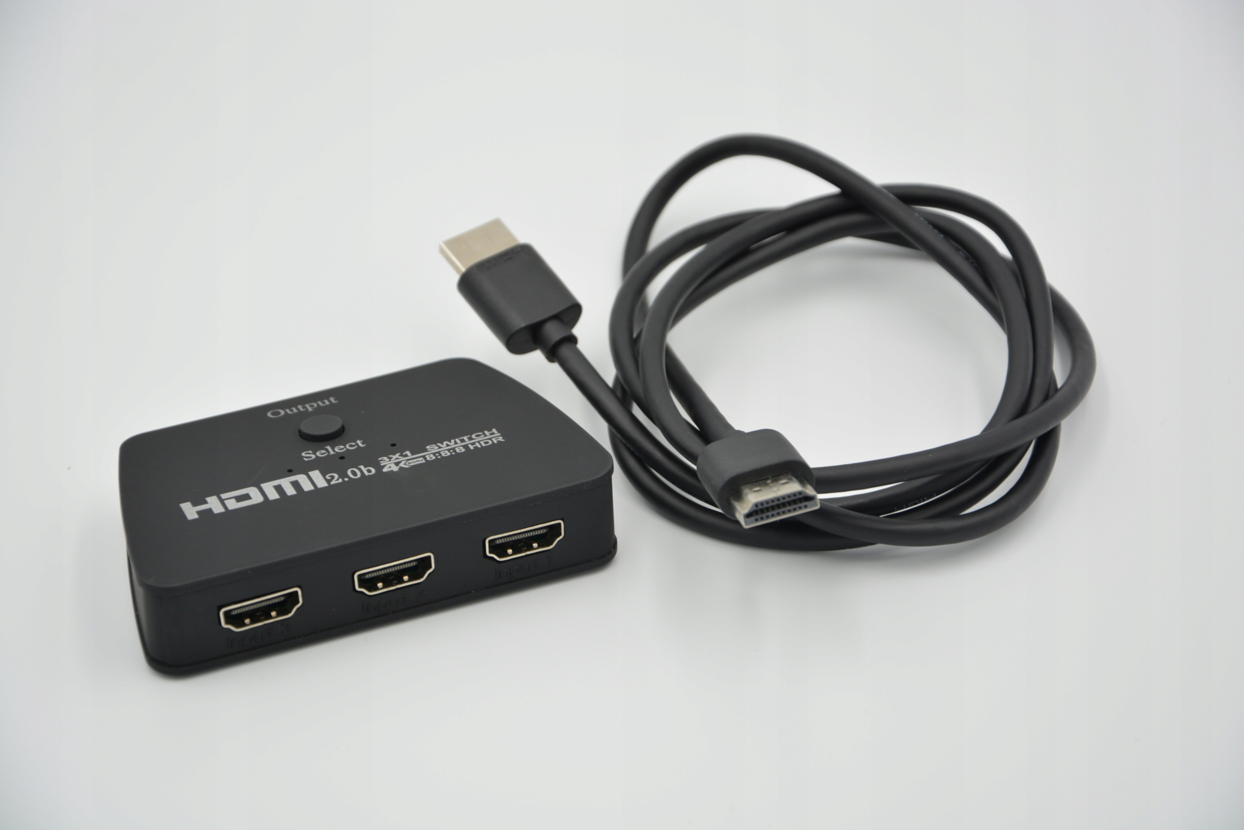 SWITCH HDMI 3x1 PRZEŁĄCZNIK 4K 3in1 EAN (GTIN) 5904183499345