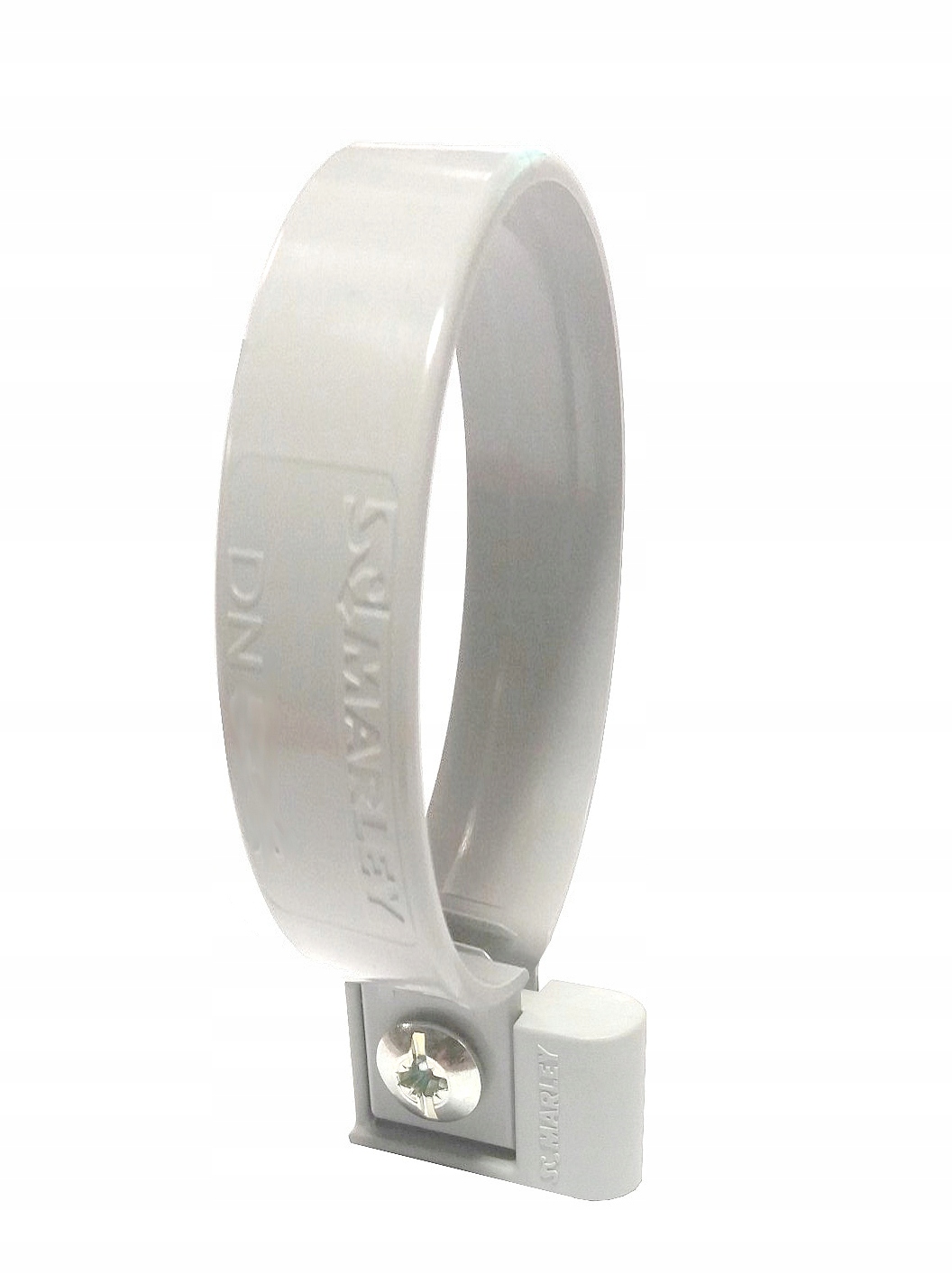 Rynny Marley OBEJMA PCV Z KOSTKĄ Rury 105 Biały