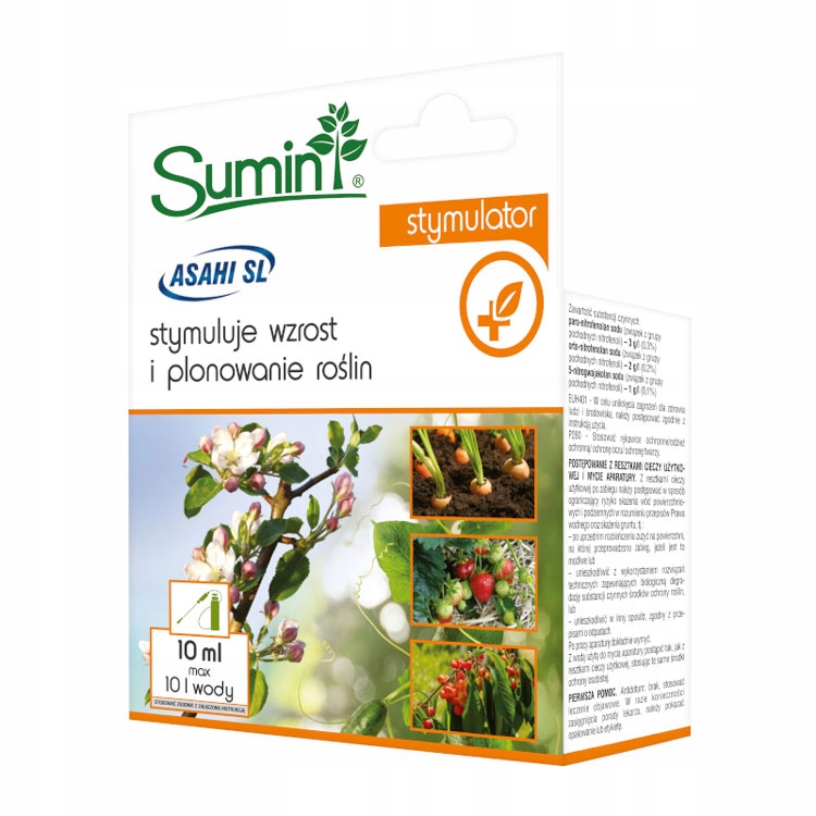 

Biostymulator wzrostu roślin Asahi Sl 10ml Sumin