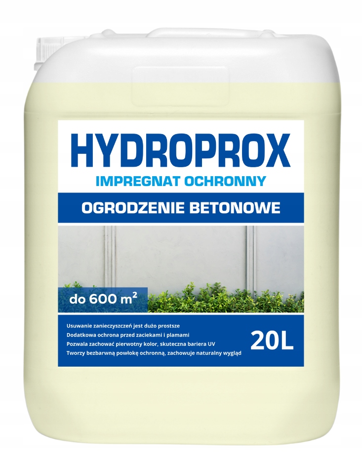 Hydroprox Impregnácia Betónového Plotu 20 L