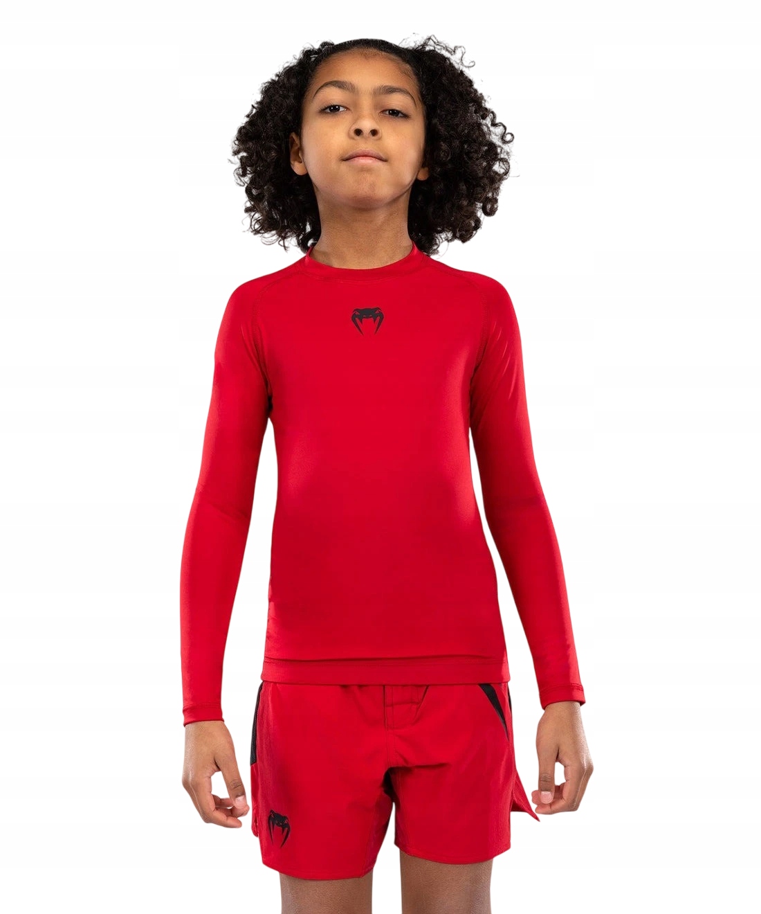 rashguard dlouhý rukáv pro děti venum contender 14 Let Červený