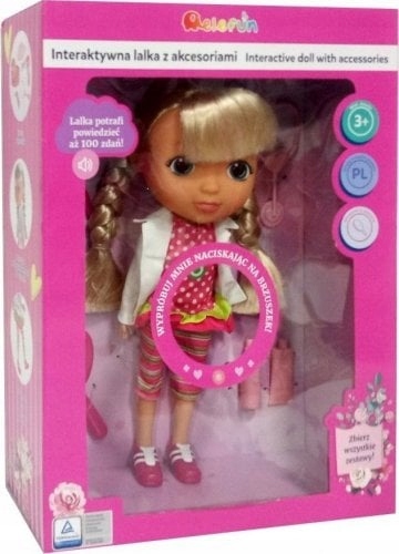 Interaktywna lalka z akcesoriami pielęgniarka Elefun