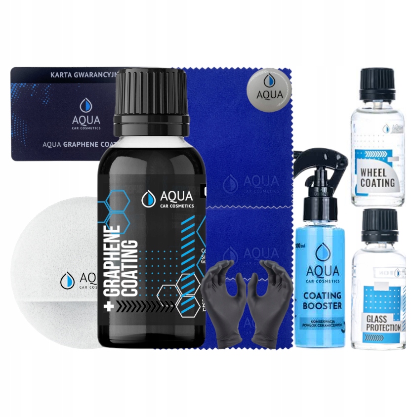 AQUA ZESTAW POWŁOK GRAPHENE GLASS WHEEL BOOSTER
