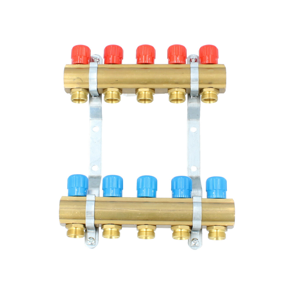 

Rozdzielacz ogrzewania grzejników 5 obwodów sekcji