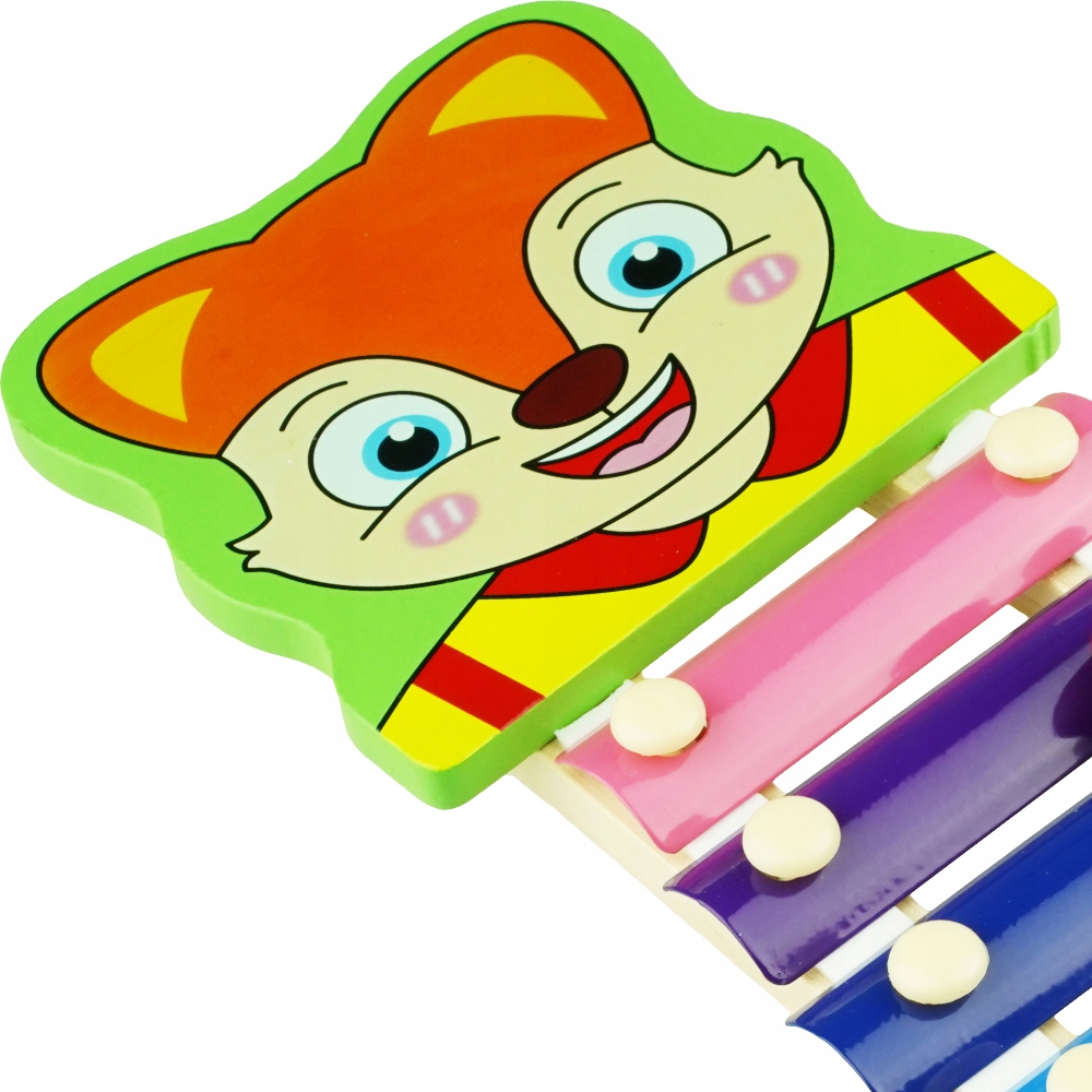 CYMBAŁKI DREWNIANE EDUKACYJNE DLA DZIECI lisek Marka Pozostałe