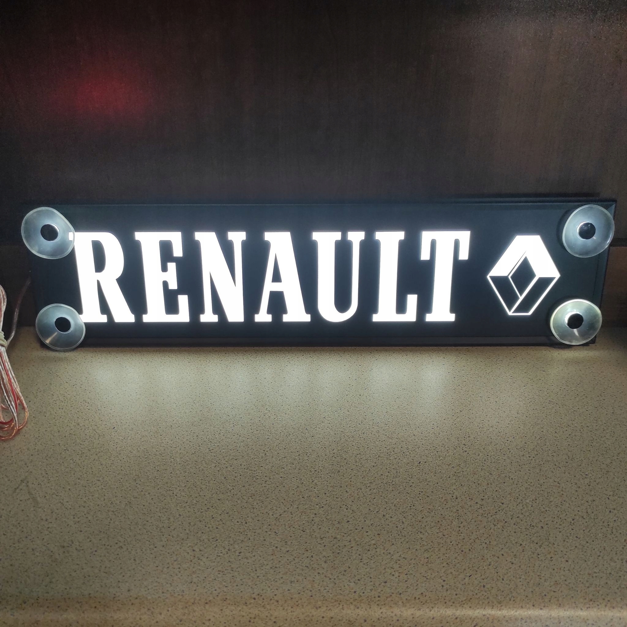 TABLICZKA PODSWIETLANA TIR RENAULT LOGO 24 V