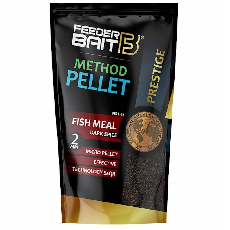 Micro Pellet Method Feeder Bait Prestige Fish Meal Dark Spice 2mm 800g