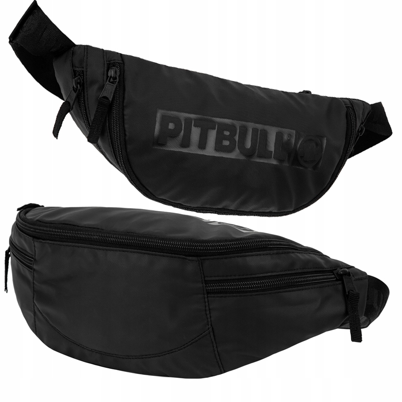 PIT BULL nerka LOGO BIG black saszetka duża + WLEPA od ARI