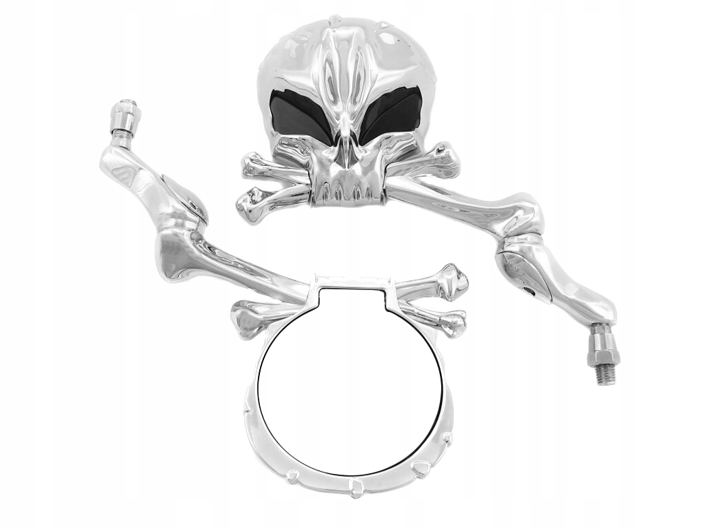 LU-535 - ХРОМОВАНІ ДЗЕРКАЛА ЗАДНЬОГО ВИДУ YAMAHA XV 1900 RAIDER MIDNIGHT STAR