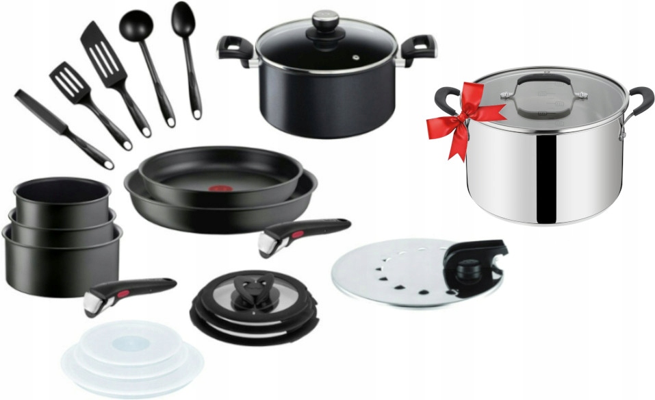 TEFAL Ingenio L9829853 20-28 cm Pokrywa - niskie ceny i opinie w