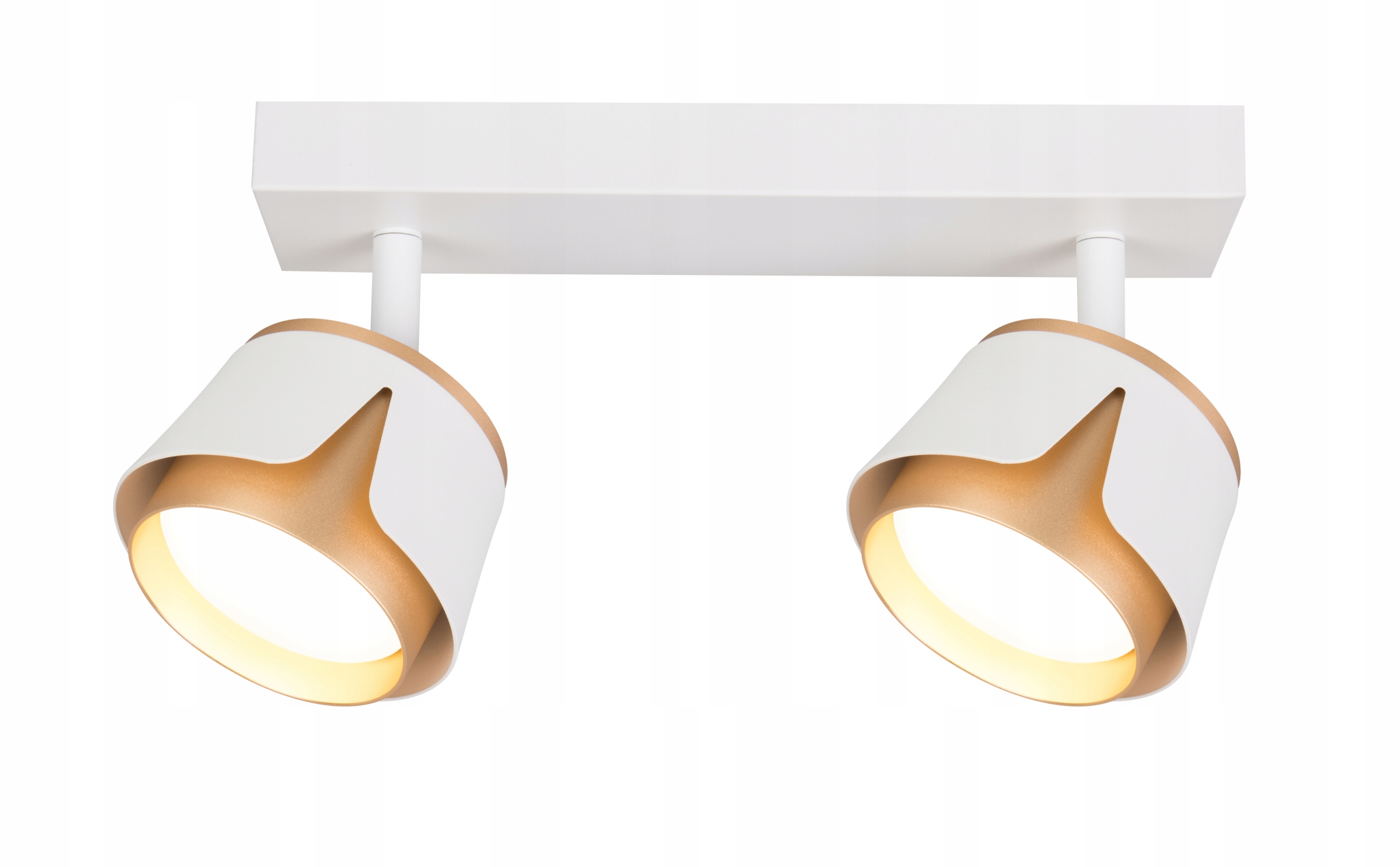 Závěsné stropní svítidlo spotová pohyblivá tuba bílo-zlatá Zuo 2 GX53 Led