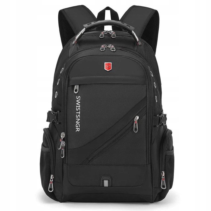 Plecak RuiBer na laptopa 17,3" bardzo pojemny 38l czarny