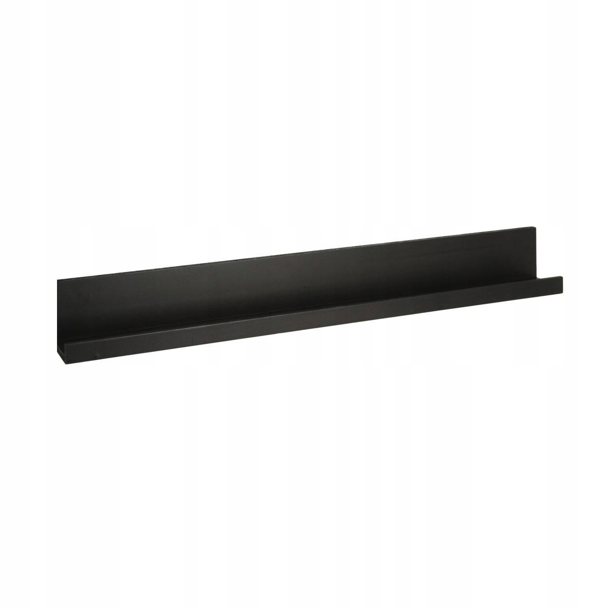 

Półka na ścianę wisząca Czarna wąska loft 58cm mdf