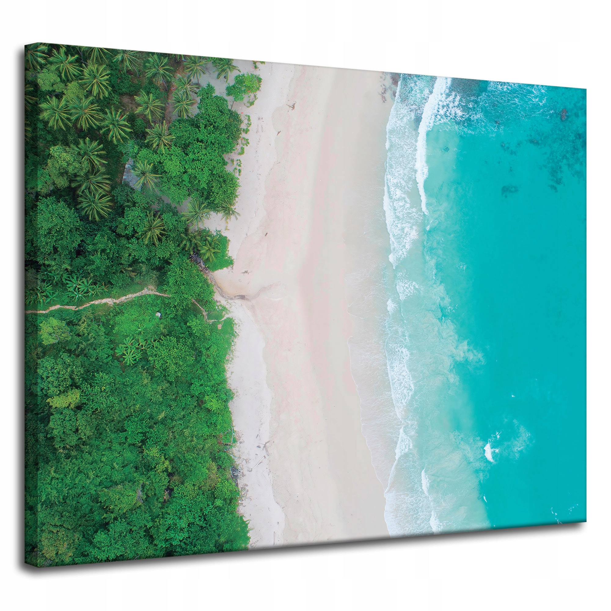 Obraz na plátně Moře Vlny Písek Příroda 100x80 cm Ideální jako dárek