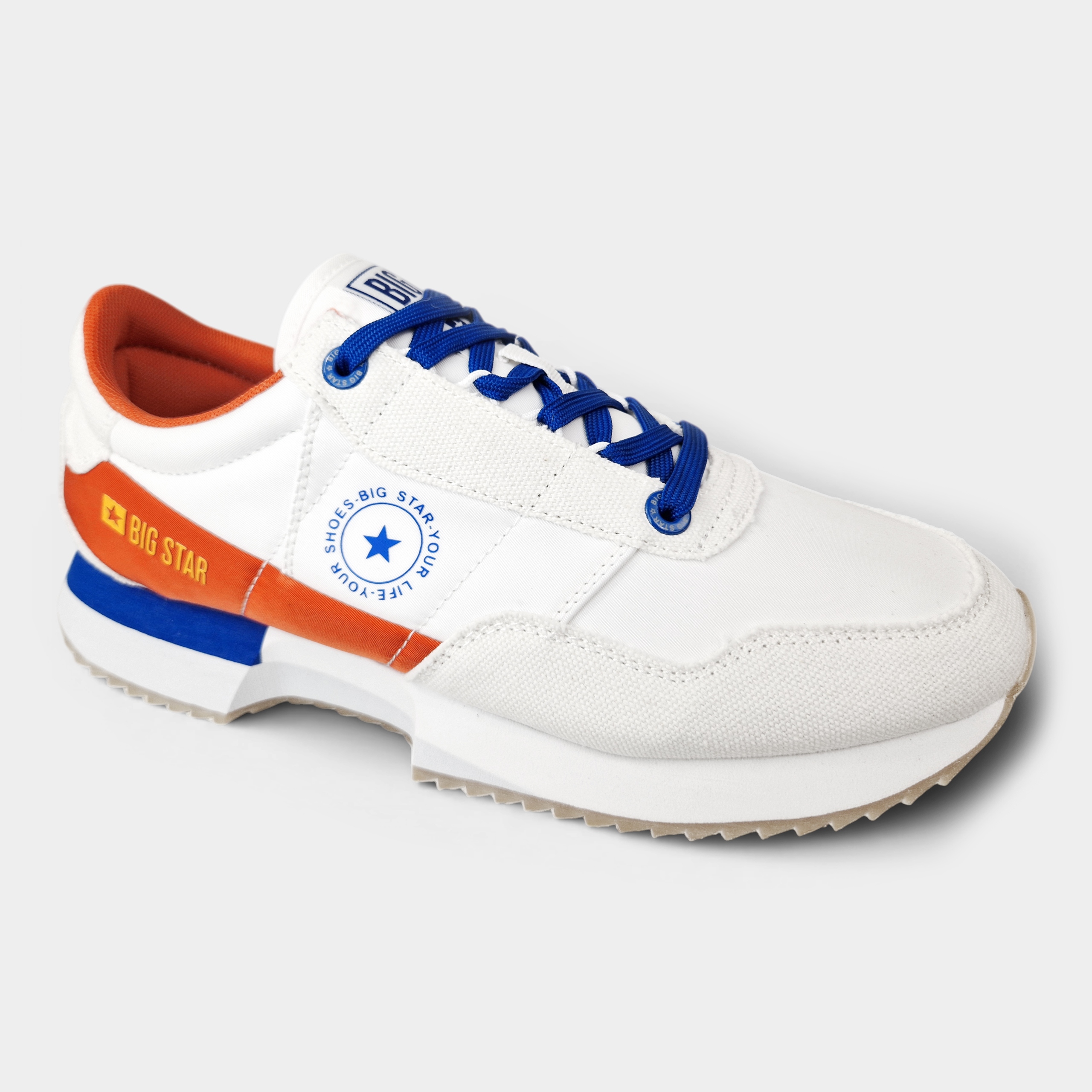 Buty Big Star męskie Sportowe modne Lekkie białe Sneakersy NN174422 46