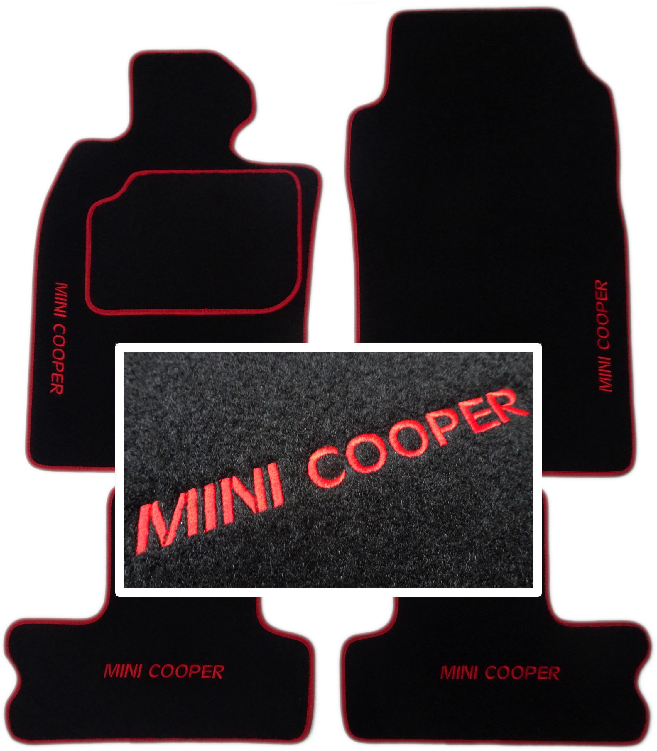 

Mini Cooper 2001-2006r Dywaniki Classic Haft CH4