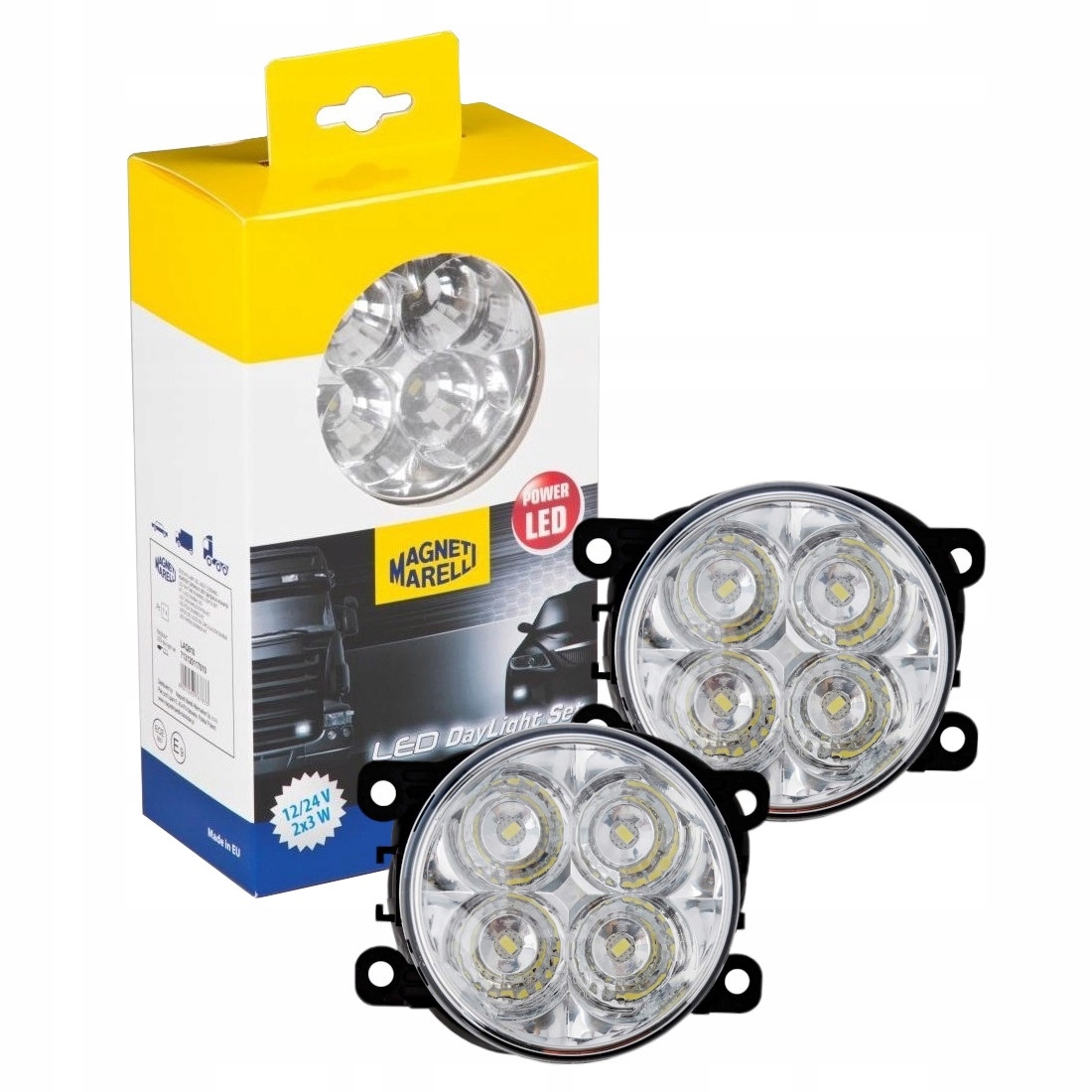 LAQ010 - Светодиодные дневные ходовые огни MAGNETI MARELLI 90 мм