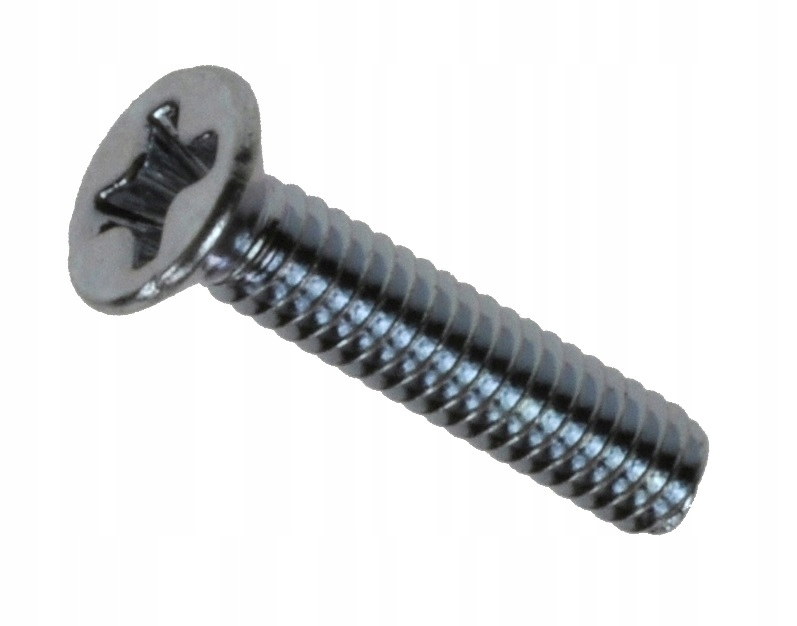 

Śruba M3 x 6MM 8MM (+) Stożek Stal Ocynk 10 Sztuk