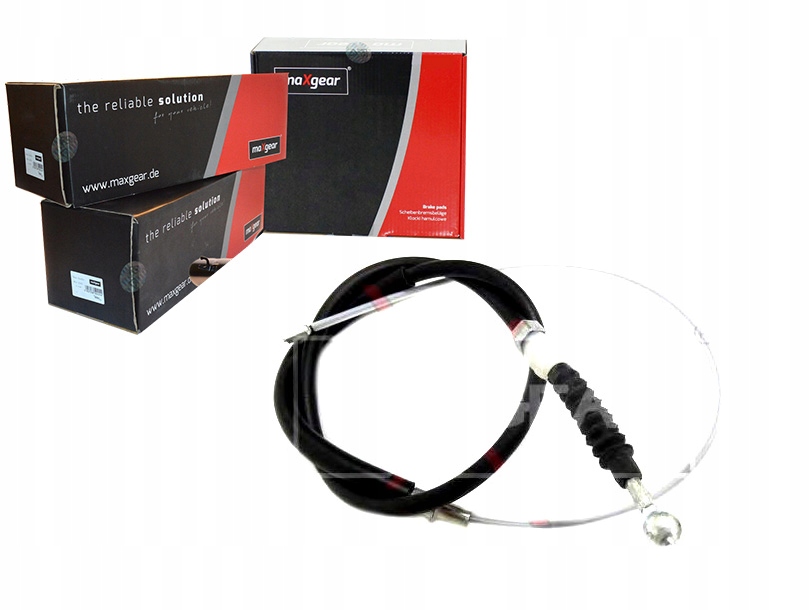 MAXGEAR трос тормоза ручного vw Golf 5 A3