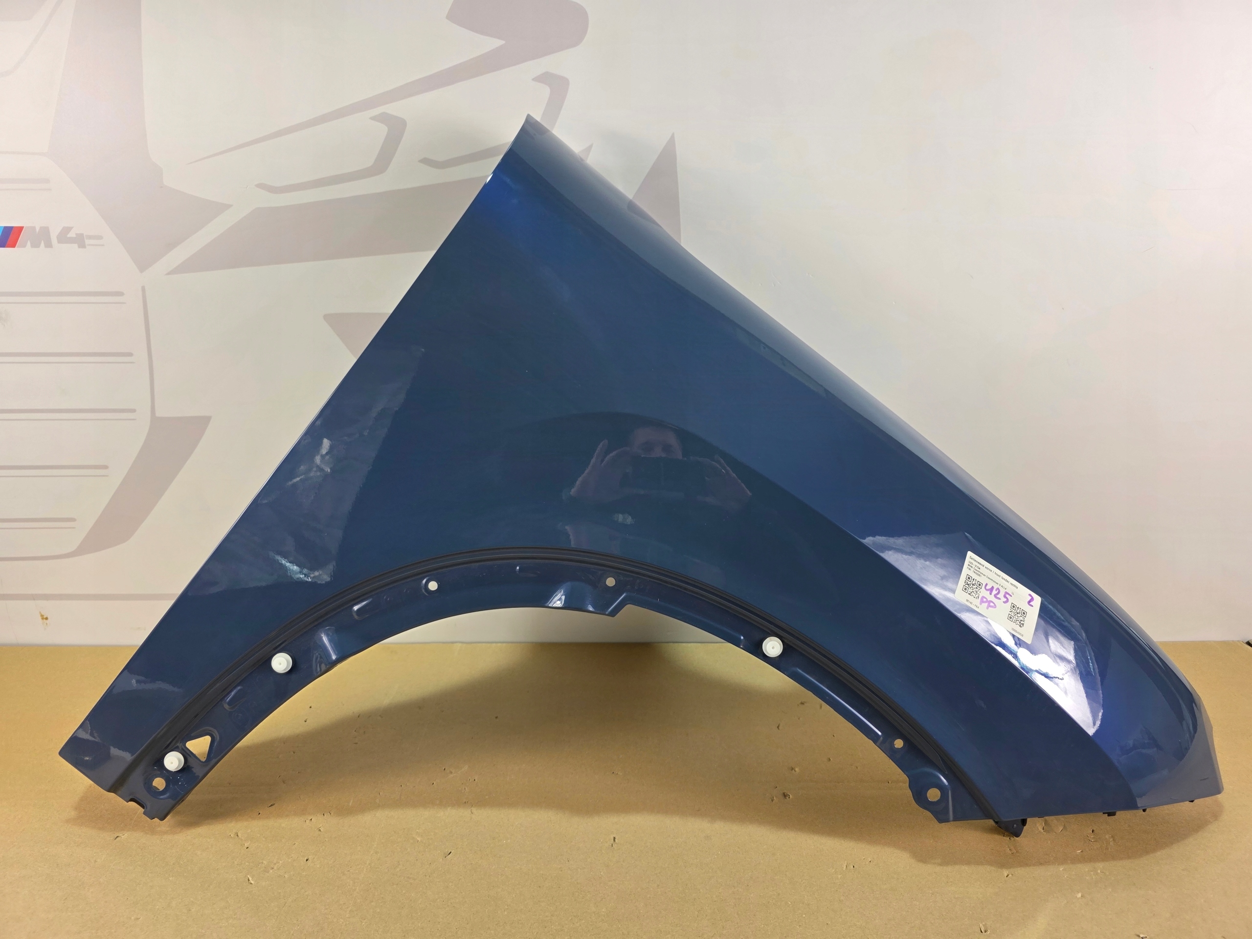 fender right front MINI COUNTRYMAN III U25 C70 SLATE BLUE