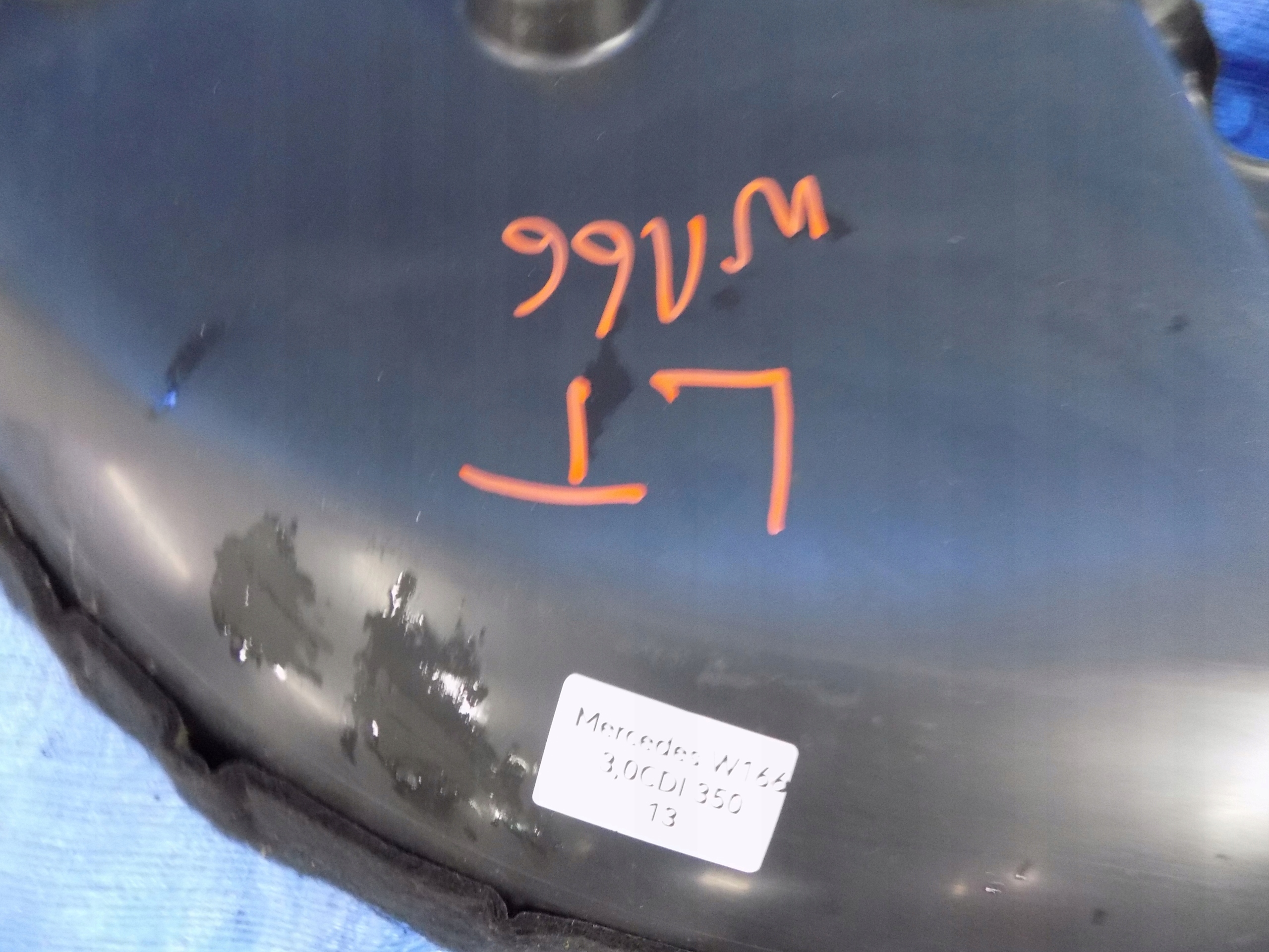 mudguard left rear part left rear. MERCEDES ML W166 13R