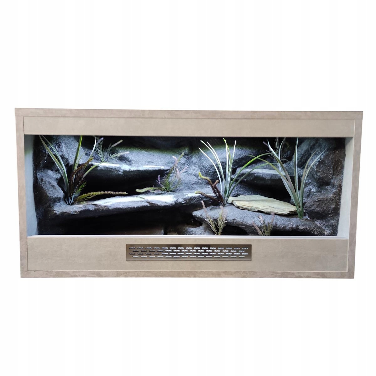 Terrarium dla Gekona Lamparciego 80x40x40cm Betonowy