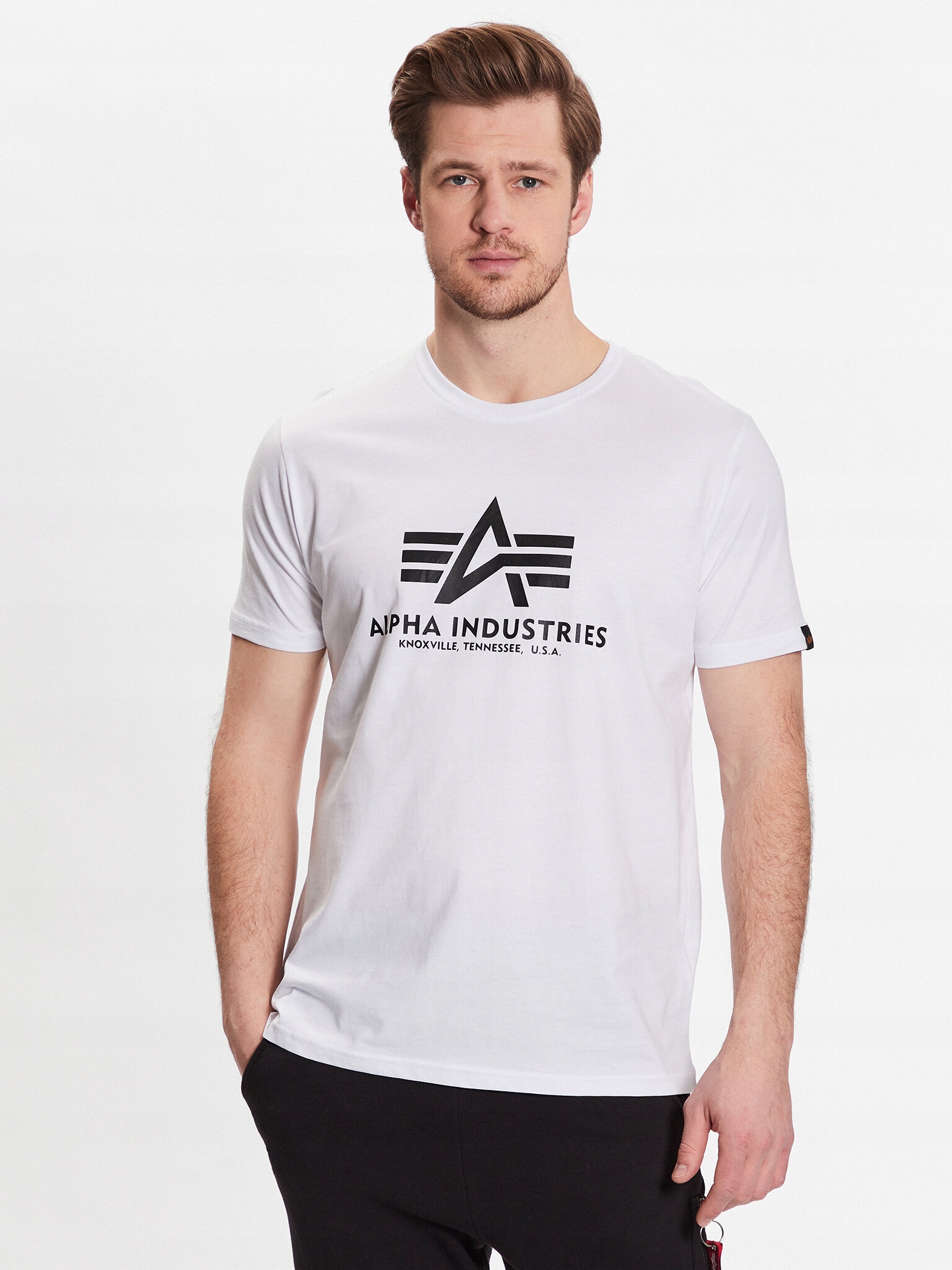Alpha Industries Komplet 2 t-shirtów Basic 106524 Kolorowy Regular Fit