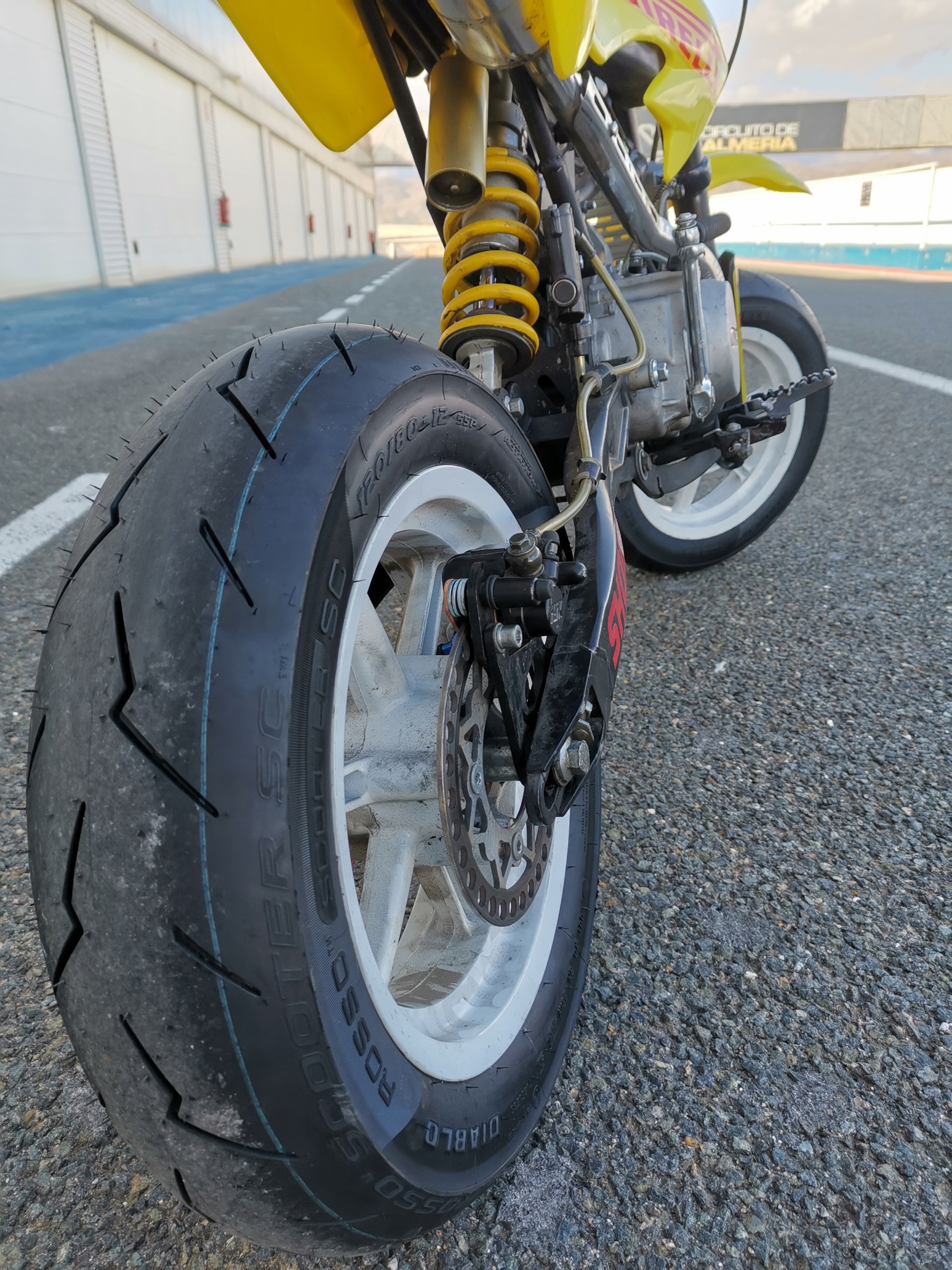 PIRELLI SCOOTER SC 100 90 12 120 80 12 SUPERCORSA Rear tyre Width 120 mm