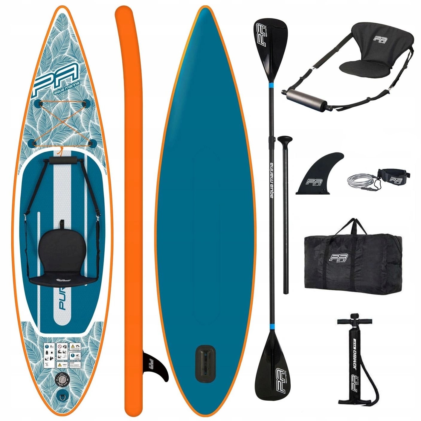 Deska Sup kajak supkayak zestaw combo Aqua Marina Pure Air 11'0" 335 cm
