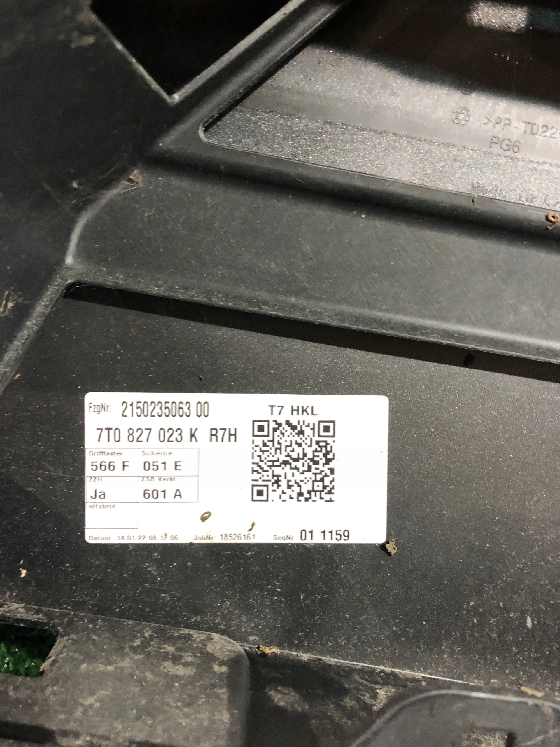 boot door rear VW T7 MULTIVAN