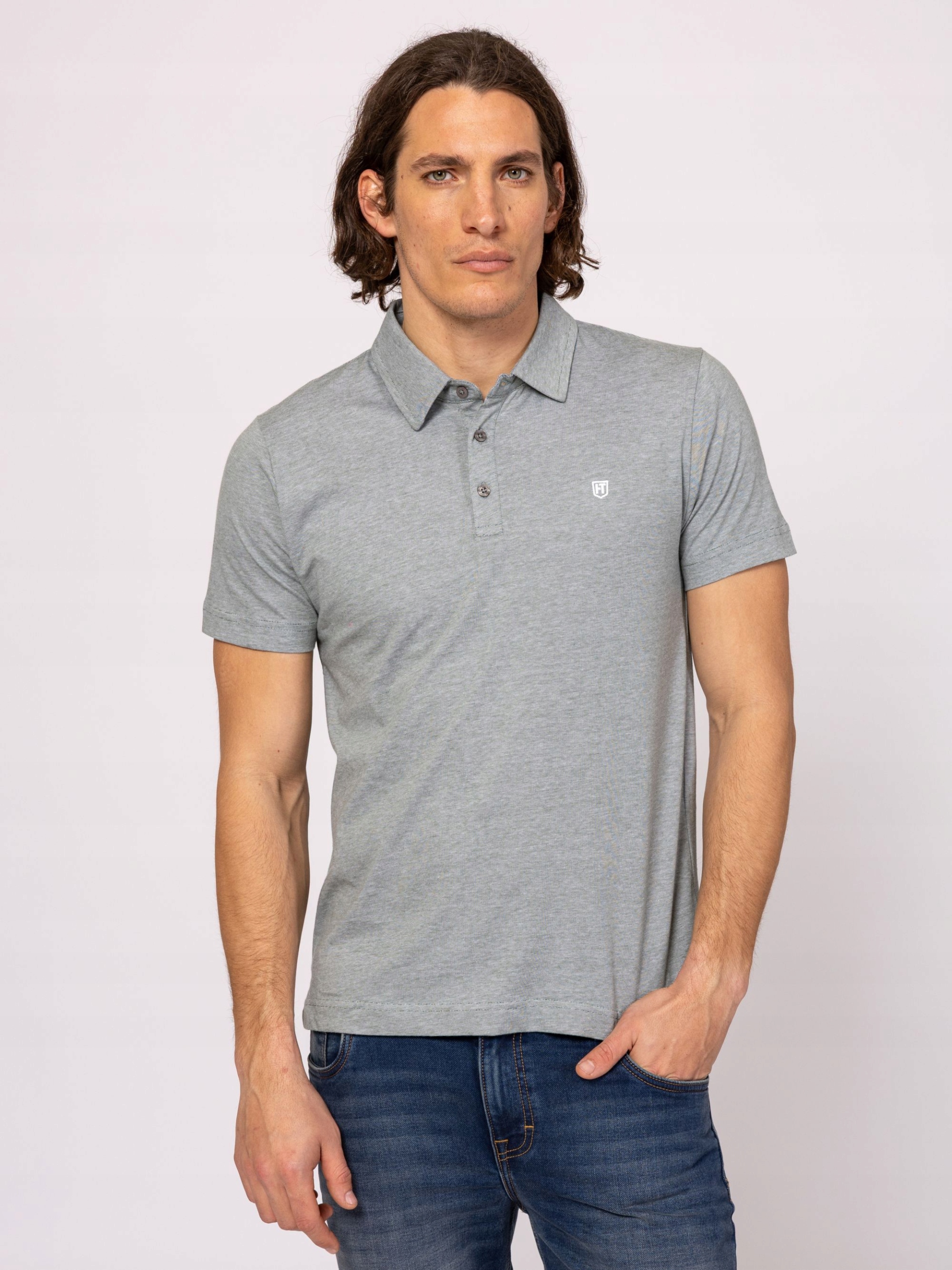 Heavy Tools Pánské Tričko Polokošile Tričko Dodger Khaki Šedé XL