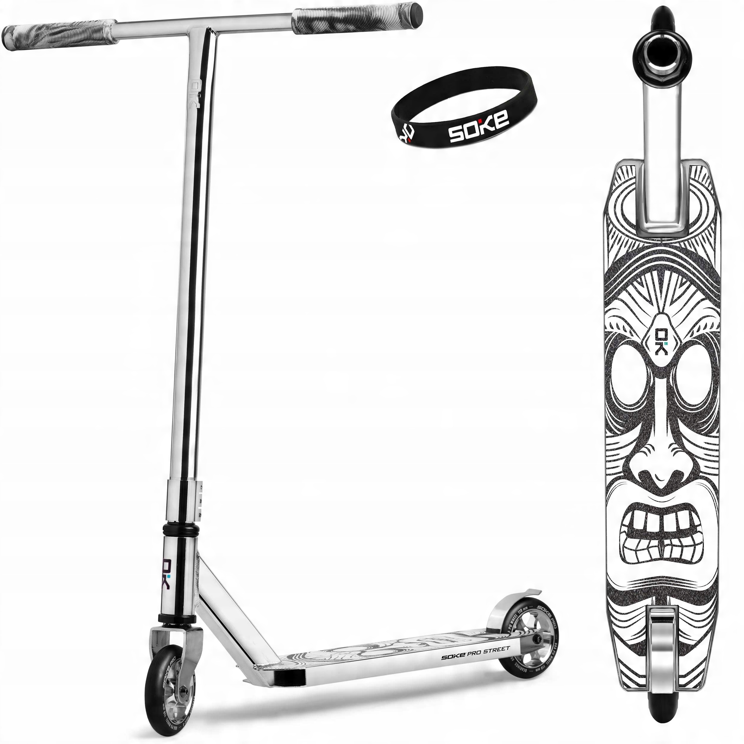 

Hulajnoga Wyczynowa Soke Pro Street ABEC-9 T-bar