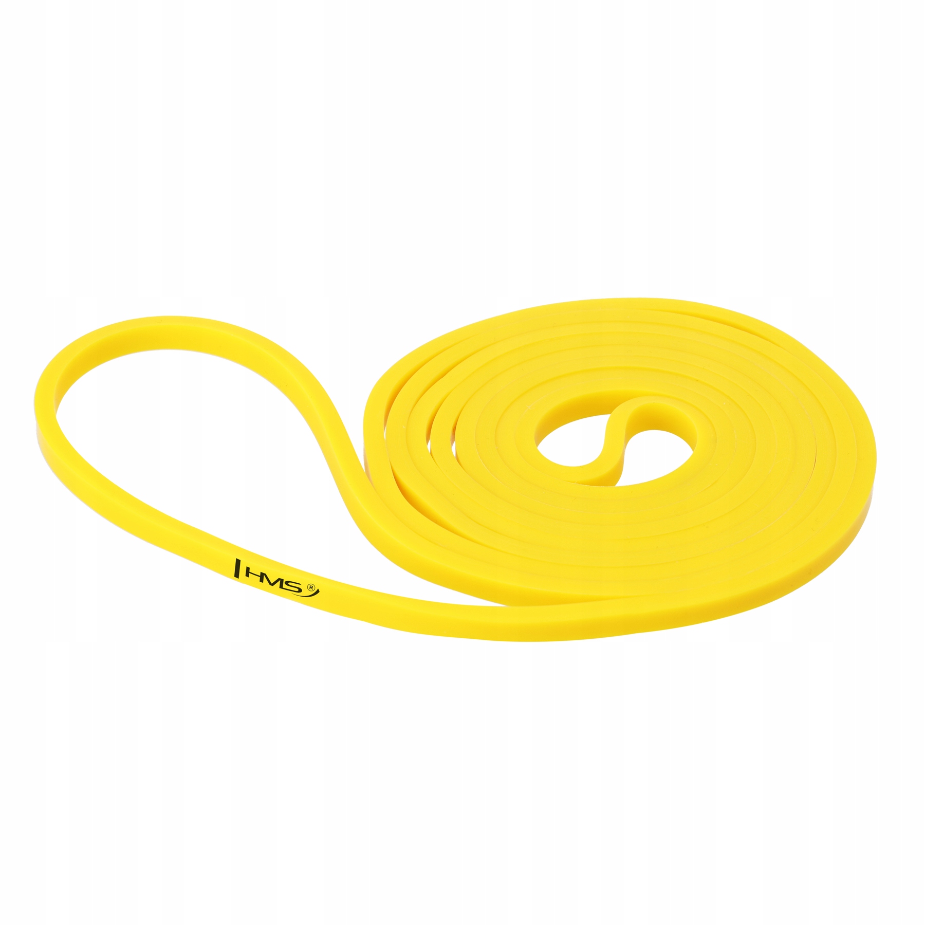 Guma do ćwiczeń Hms GU05 Yellow 2080mm Trwała taśma fitness