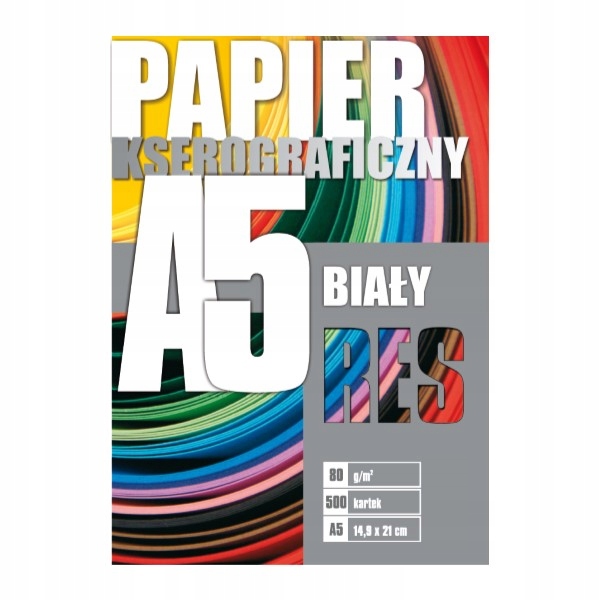 

Papier ksero Mały A5 do drukarki Biały 80g 500ark