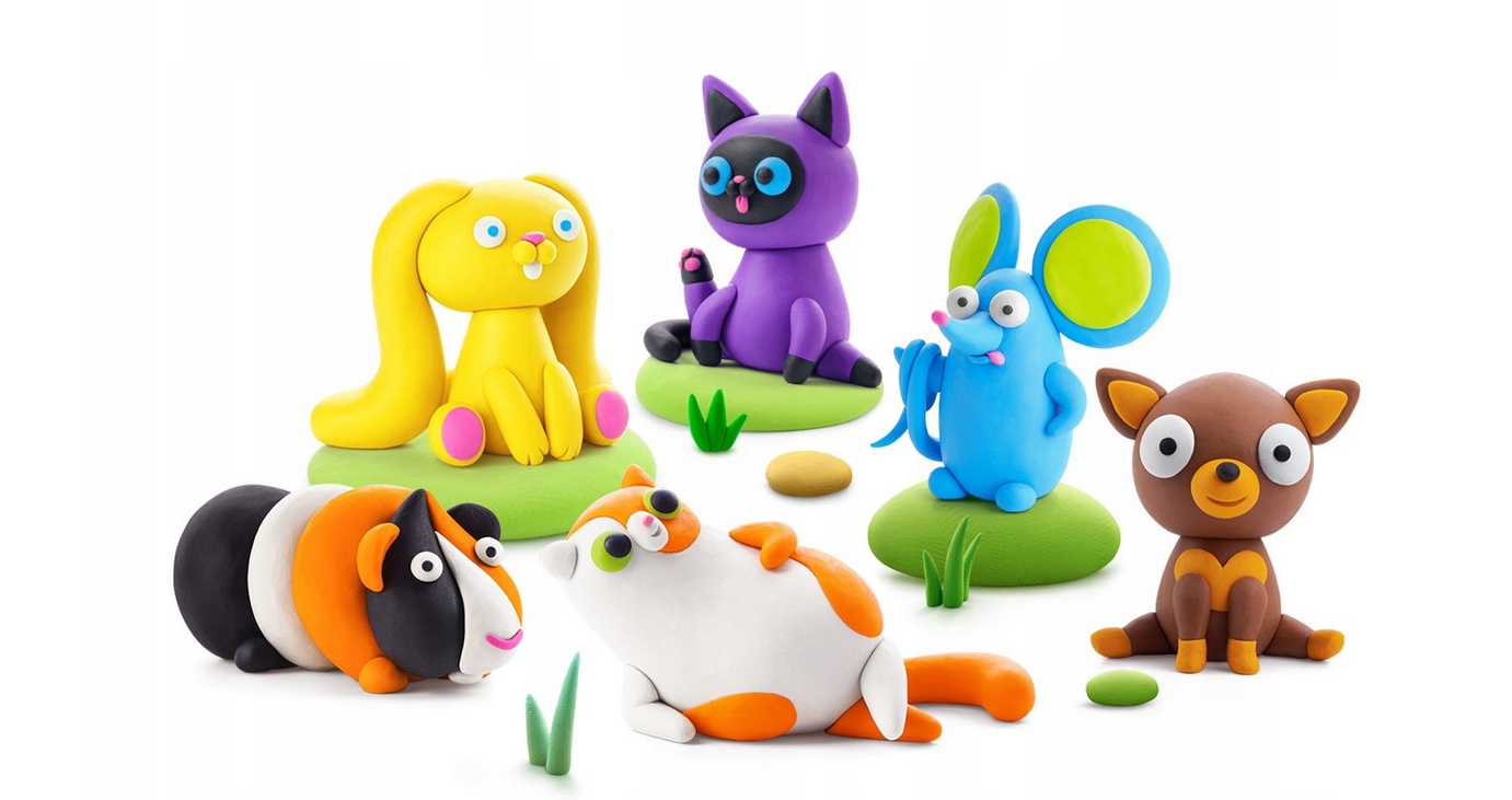 HEY CLAY PUCHATE ZWIERZAKI + AKCESORIA 15023 Marka TM Toys