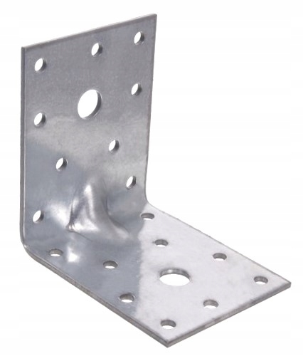 Spojka Úhelník Zesílená 75x75x60x2,5mm 50 Ks Tesařský Stavební